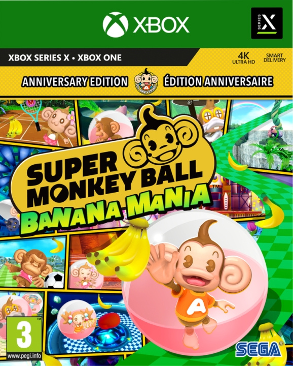 Sega Super Monkey Ball Banana Mania (XONE/XSERIESX) i gruppen HJEMMEELEKTRONIK / Spilkonsoller og tilbehør / Xbox Series X / Spil hos TP E-commerce Nordic AB (C98459)
