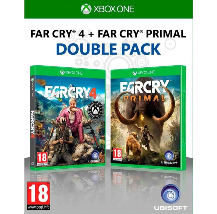 Ubisoft Far Cry Primal og Far Cry 4 (dobbeltpakke) i gruppen HJEMMEELEKTRONIK / Spilkonsoller og tilbehør / Xbox One / Spil hos TP E-commerce Nordic AB (C98597)