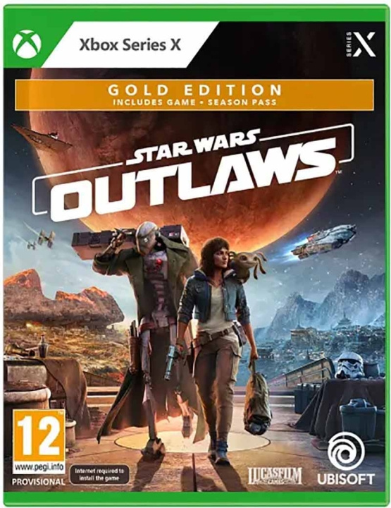 Ubisoft Star Wars Outlaws (guldudgave) i gruppen HJEMMEELEKTRONIK / Spilkonsoller og tilbehør / Xbox Series X / Spil hos TP E-commerce Nordic AB (C98850)