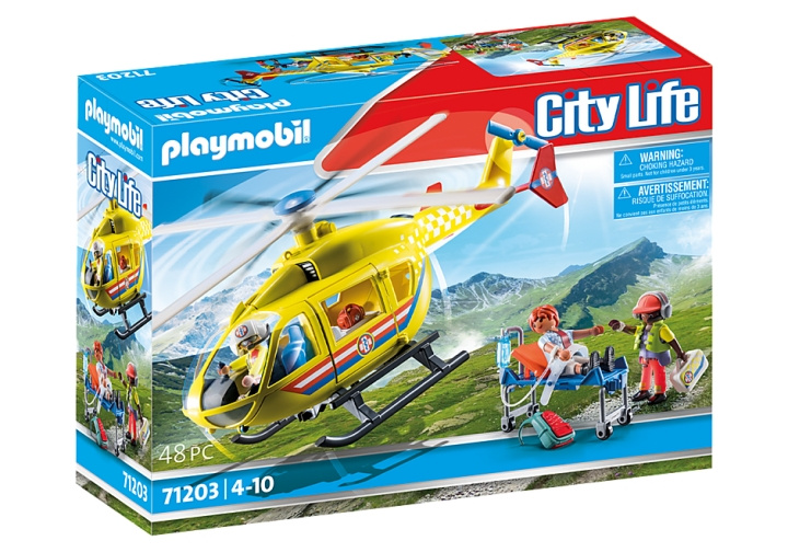 Playmobil Redningshelikopter (71203) i gruppen LEGETØJ, BØRN & BABY / Legetøj / Legesæt hos TP E-commerce Nordic AB (C99065)