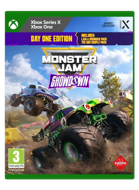 Milestone Monster Jam Showdown (Day 1 Edition) i gruppen HJEMMEELEKTRONIK / Spilkonsoller og tilbehør / Xbox Series X / Spil hos TP E-commerce Nordic AB (C99262)