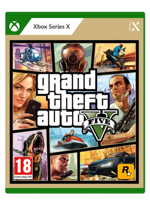 Rockstar Grand Theft Auto V (GTA 5) i gruppen HJEMMEELEKTRONIK / Spilkonsoller og tilbehør / Xbox Series X / Spil hos TP E-commerce Nordic AB (C99265)