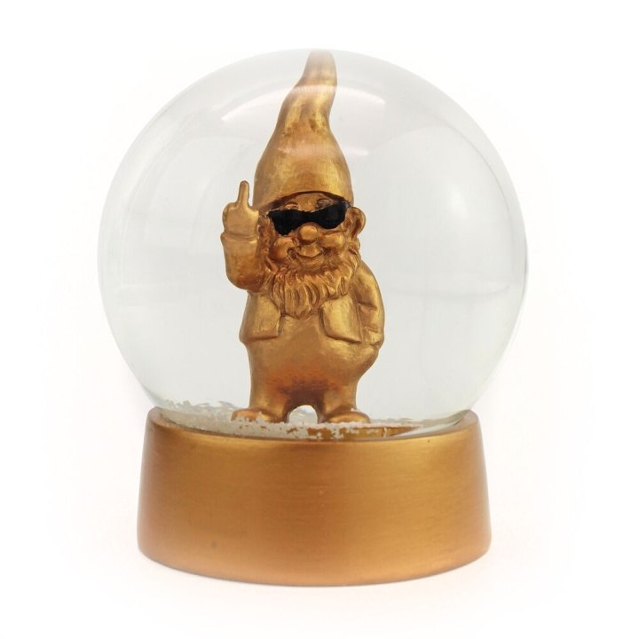 Winkee Snow Globe - Snekugle-nisse - Guld i gruppen HJEM, HUS & HAVE / Interiør / Julepynt hos TP E-commerce Nordic AB (C99455)
