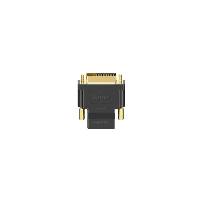 Hama Adapter DVI-D-HDMI Hane-Hona Guld Svart i gruppen HJEMMEELEKTRONIK / Kabler og adaptere / HDMI / Adaptere hos TP E-commerce Nordic AB (C99566)