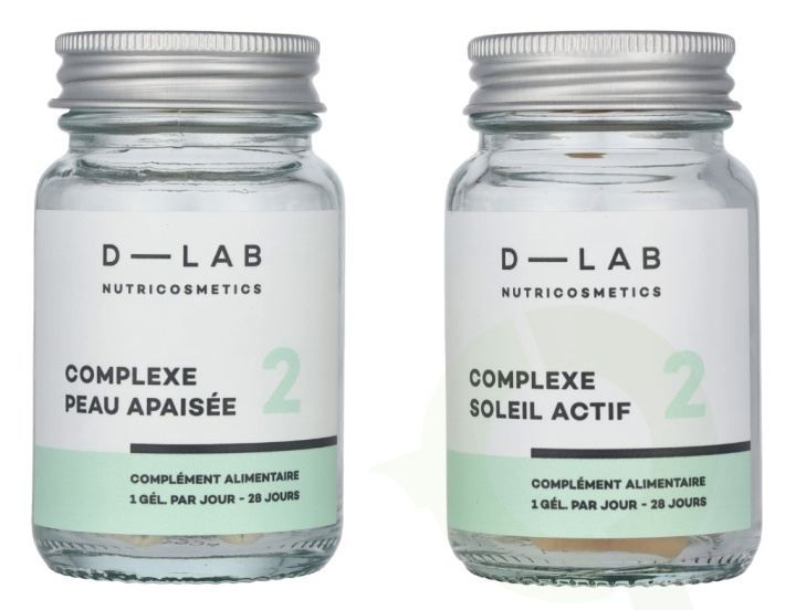 D-Lab Nutricosmetics D-Lab Total Brightness Duo Capsules Set 2 piece Absolu De Sod 28 caps/Complexe Soleil Actif 28 caps i gruppen SKØNHED & HELSE / Hudpleje / Ansigt / Hudserum hos TP E-commerce Nordic AB (C99734)