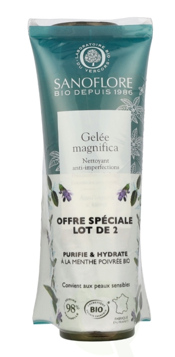 Sanoflore Gelee Magnifica Anti-Impurities Cleanser Duo 240 ml 2x120ml i gruppen SKØNHED & HELSE / Hudpleje / Ansigt / Dagcreme hos TP E-commerce Nordic AB (C99793)