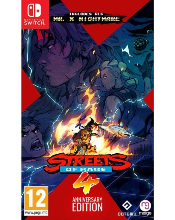 Streets of Rage 4 Anniversary Edition (Switch) i gruppen HJEMMEELEKTRONIK / Spilkonsoller og tilbehør / Nintendo Switch / Spil hos TP E-commerce Nordic AB (D00071)