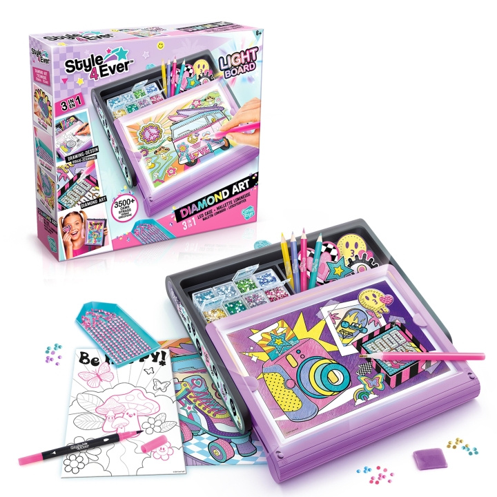 Style 4 Ever Diamond Art 3in1 LED-etui (300) i gruppen SPORT, FRITID & HOBBY / Hobby / Mal & Tegn / Diamond maling hos TP E-commerce Nordic AB (D00646)