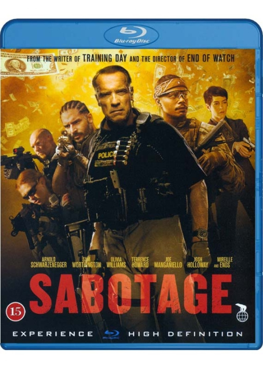 Sabotage - Blu ray i gruppen HJEMMEELEKTRONIK / Lyd & billede / Tv og tilbehør / Film / Blu-ray hos TP E-commerce Nordic AB (D00885)