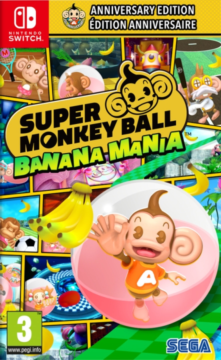 Super Monkey Ball Banana Mania (Switch) i gruppen HJEMMEELEKTRONIK / Spilkonsoller og tilbehør / Nintendo Switch / Spil hos TP E-commerce Nordic AB (D00951)