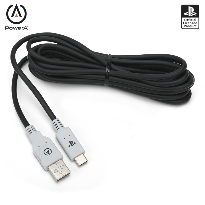 PowerA USB-C-kabel PS5 - 3 meter /PS5 i gruppen HJEMMEELEKTRONIK / Spilkonsoller og tilbehør / Sony PlayStation 5 / Tilbehør hos TP E-commerce Nordic AB (D01448)