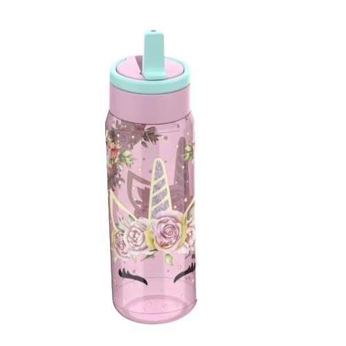 Valiant Unicorn Flowers - Water Bottle (090208716-21000356) i gruppen SPORT, FRITID & HOBBY / Friluftsliv / Termokander & vandflasker hos TP E-commerce Nordic AB (D01843)