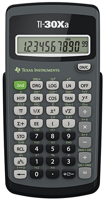 Texas Instruments TI-30Xa videnskabelig lommeregner i gruppen HJEM, HUS & HAVE / Kontorartikler / Andet hos TP E-commerce Nordic AB (D01979)