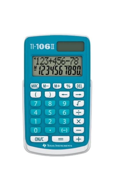 Texas Instruments TI-106 II Grundlæggende lommeregner i gruppen HJEM, HUS & HAVE / Kontorartikler / Andet hos TP E-commerce Nordic AB (D02176)