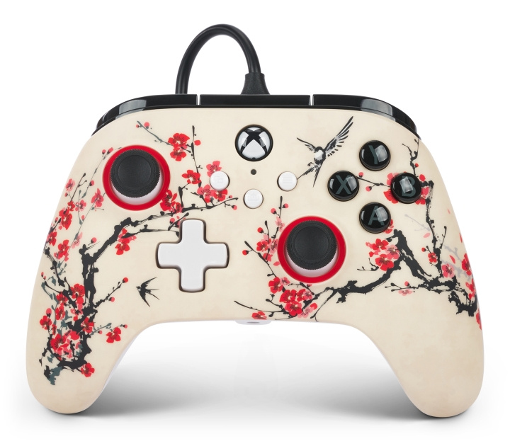 PowerA Enhanced Wired Controller - Warrior\'s Nirvana (Xbox X/S) i gruppen HJEMMEELEKTRONIK / Spilkonsoller og tilbehør / Xbox Series X / Tilbehør hos TP E-commerce Nordic AB (D02264)