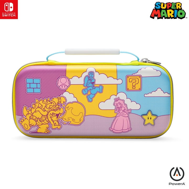 PowerA Beskyttelsesetui - Mushroom Kingdom Pop Art (Nintendo Switch/Lite) i gruppen HJEMMEELEKTRONIK / Spilkonsoller og tilbehør / Nintendo Switch / Tilbehør hos TP E-commerce Nordic AB (D02290)