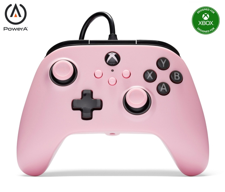 PowerA Kablet controller - pink (Xbox X/S) i gruppen HJEMMEELEKTRONIK / Spilkonsoller og tilbehør / Xbox Series X / Tilbehør hos TP E-commerce Nordic AB (D02293)
