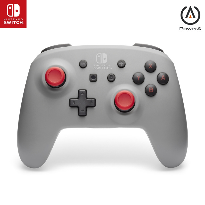 PowerA Trådløs controller - Retro Grey (Nintendo Switch) i gruppen HJEMMEELEKTRONIK / Spilkonsoller og tilbehør / Nintendo Switch / Tilbehør hos TP E-commerce Nordic AB (D02349)