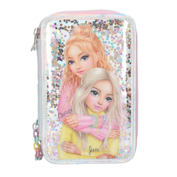 TOPModel Triple Pencil Case ELECTRIC ( 0413196 ) i gruppen LEGETØJ, BØRN & BABY / Legetøj / Penalhus hos TP E-commerce Nordic AB (D02537)