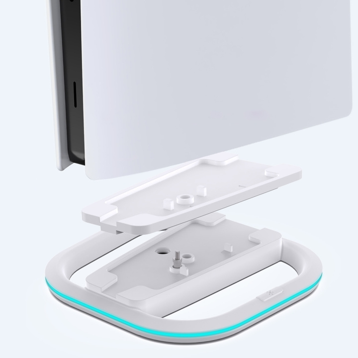 SuBsonic Led-stativ - PS5/PS5 Slim i gruppen HJEMMEELEKTRONIK / Spilkonsoller og tilbehør / Sony PlayStation 5 / Tilbehør hos TP E-commerce Nordic AB (D02543)