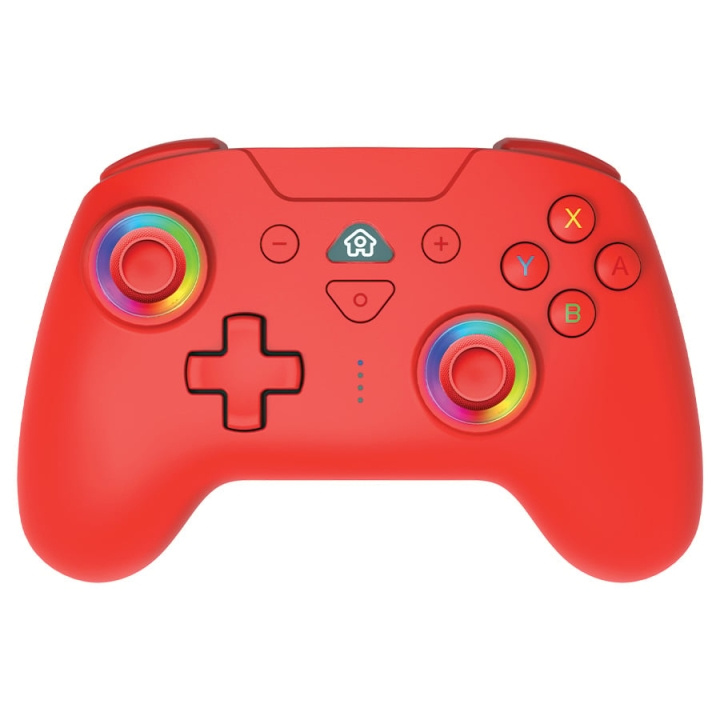 SuBsonic Trådløs Led-controller rød - Nintendo Switch i gruppen HJEMMEELEKTRONIK / Spilkonsoller og tilbehør / Nintendo Switch / Tilbehør hos TP E-commerce Nordic AB (D02549)