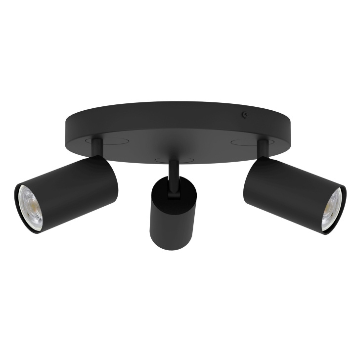 Eglo Telimbela-Z spot roundel sort - RGB + TW - Zigbee, Bluetooth i gruppen HJEMMEELEKTRONIK / Lys / Loftslamper hos TP E-commerce Nordic AB (D04319)