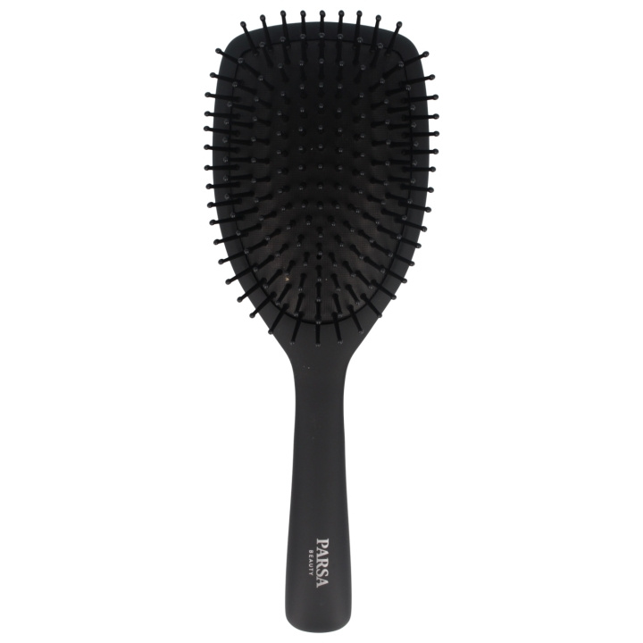 Parsa Carbon Antistatic Paddle Brush - Sort - L i gruppen SKØNHED & HELSE / Hår og styling / Hårbørster hos TP E-commerce Nordic AB (D04403)
