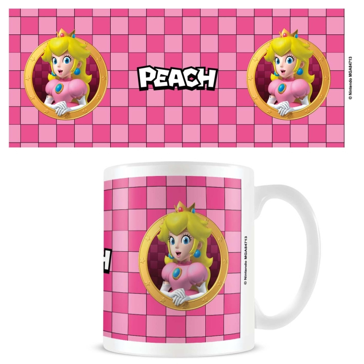 Pyramid International Krus Super Mario Peach 3D Port - Hvid i gruppen SPORT, FRITID & HOBBY / Sjove gadgets / Krus hos TP E-commerce Nordic AB (D04497)