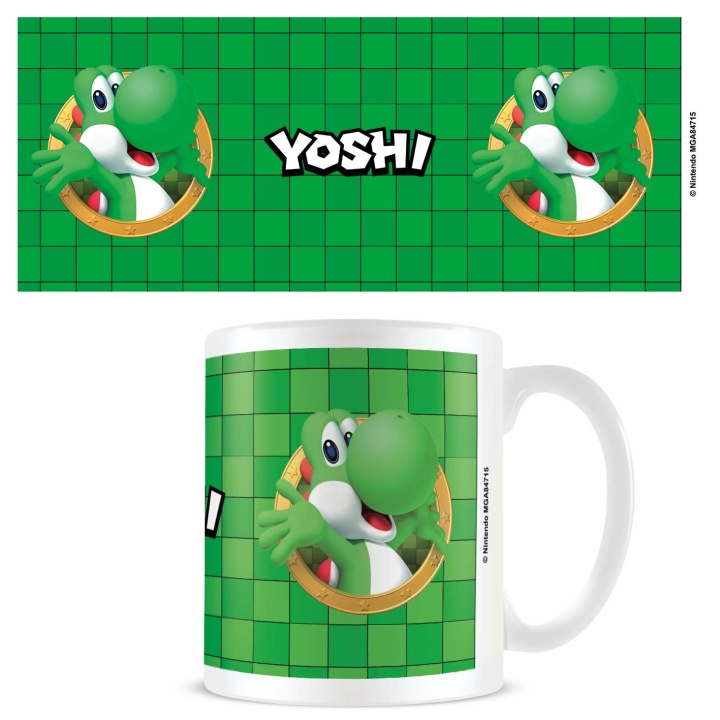 Pyramid International Super Mario-krus (Yoshi 3D Port) - Hvid i gruppen SPORT, FRITID & HOBBY / Sjove gadgets / Krus hos TP E-commerce Nordic AB (D04499)