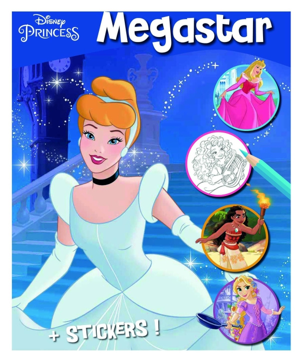 Disney Megastjerne malebog - Prinsesse i gruppen LEGETØJ, BØRN & BABY / Legetøj / Hobbyartikler hos TP E-commerce Nordic AB (D04664)