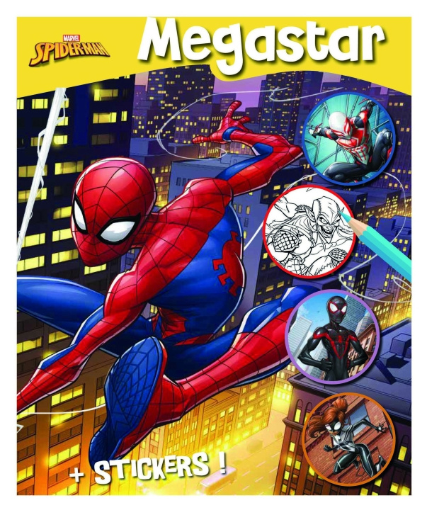 Disney Megastjerne malebog - Spiderman i gruppen LEGETØJ, BØRN & BABY / Legetøj / Hobbyartikler hos TP E-commerce Nordic AB (D04668)