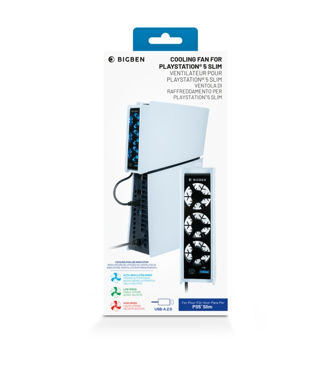 NACON Køleventilator hvid/sort PS5 Slim i gruppen HJEMMEELEKTRONIK / Spilkonsoller og tilbehør / Sony PlayStation 5 / Tilbehør hos TP E-commerce Nordic AB (D04885)