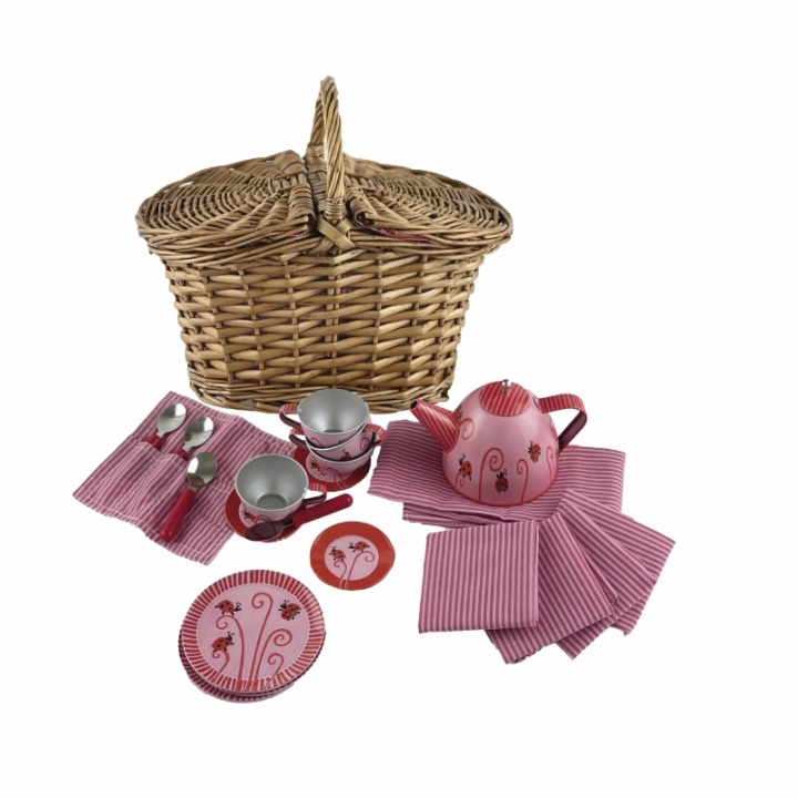 Egmont Toys Tinsæt mariehøne i en kurv - (540019) i gruppen LEGETØJ, BØRN & BABY / Legetøj / Legesæt hos TP E-commerce Nordic AB (D05102)