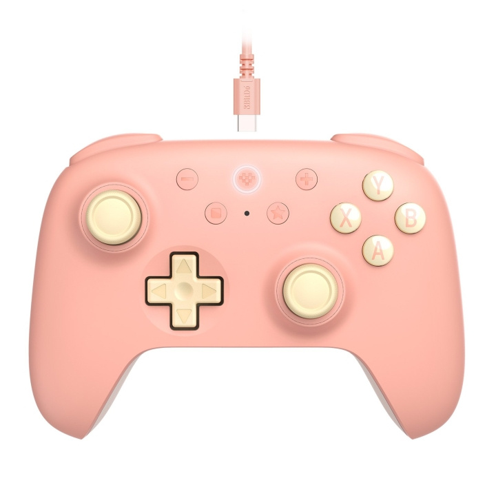 8Bitdo Ultimate 2C Wired Pad Peach i gruppen COMPUTERTILBEHØR / GAMING / Gamepad hos TP E-commerce Nordic AB (D05118)