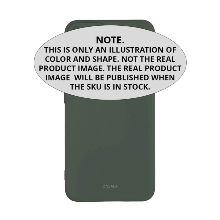 Onsala Mobilcover Samsung S25 5G Silikoneeffekt Olivengrøn i gruppen SMARTPHONES & TABLETS / Mobil Beskyttelse / Samsung hos TP E-commerce Nordic AB (D05347)