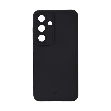Onsala Back Silicone Touch Recycled Samsung S25 5G Black i gruppen SMARTPHONES & TABLETS / Mobil Beskyttelse / Samsung hos TP E-commerce Nordic AB (D05454)