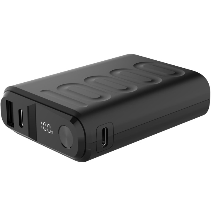 Celly PowerBank PD 20W 10.000 mAh Svart i gruppen SMARTPHONES & TABLETS / Opladere og kabler / Powerbanks hos TP E-commerce Nordic AB (D05517)