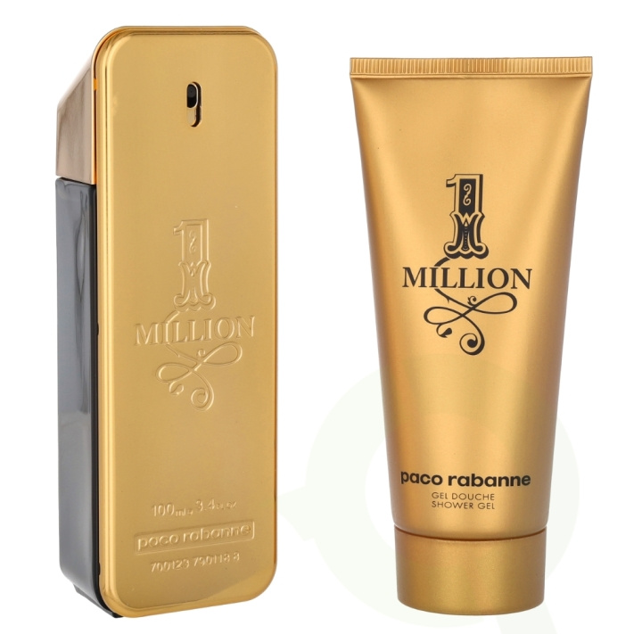Paco Rabanne 1 Million Giftset 200 ml Edt Spray 100ml/Shower Gel 100ml i gruppen SKØNHED & HELSE / Duft & Parfume / Parfume / Parfume til ham hos TP E-commerce Nordic AB (D05691)