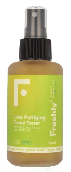 Freshly Cosmetics Lime Purifying Facial Toner 100 ml i gruppen SKØNHED & HELSE / Hudpleje / Ansigt / Ansigtsvand & Facemist hos TP E-commerce Nordic AB (D05971)