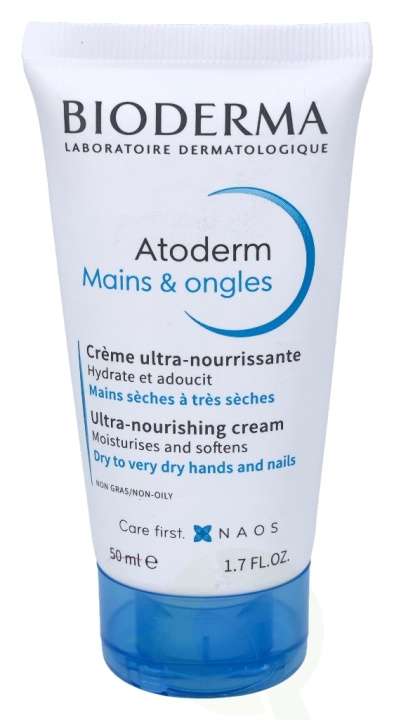 Bioderma Atoderm Mains & Ongles Ultra Repair 50 ml Dry To Very Dry Hands And Nails i gruppen SKØNHED & HELSE / Hudpleje / Kropspleje / Body lotion hos TP E-commerce Nordic AB (D06005)