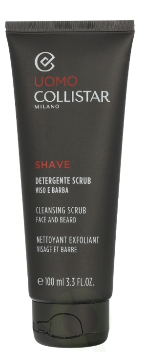 Collistar Uomo Face And Beard Cleansing Scrub 100 ml i gruppen SKØNHED & HELSE / Hudpleje / Ansigt / Dagcreme hos TP E-commerce Nordic AB (D06154)