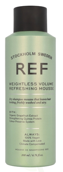 Ref Weightless Volume Refreshing Mousse 200 ml i gruppen SKØNHED & HELSE / Hår og styling / Hår styling / Hårmousse hos TP E-commerce Nordic AB (D06274)