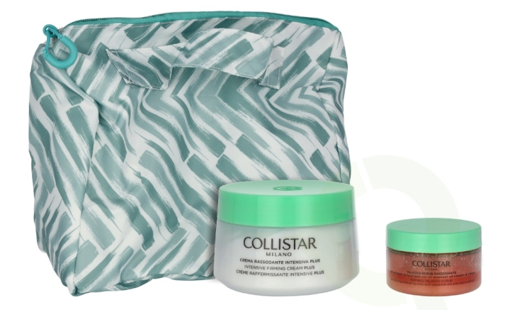 Collistar Body Routine Intensive Firming Set 550 ml Cream Plus 400ml/Firming Thalasso-Scrub 150 ml/Travel bag i gruppen SKØNHED & HELSE / Hudpleje / Ansigt / Dagcreme hos TP E-commerce Nordic AB (D06295)