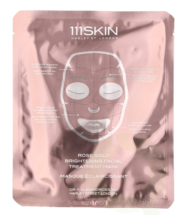 111Skin Rose Gold Brightening Facial Treatment Mask Set 150 ml 5x30ml i gruppen SKØNHED & HELSE / Hudpleje / Ansigt / Masker hos TP E-commerce Nordic AB (D06309)