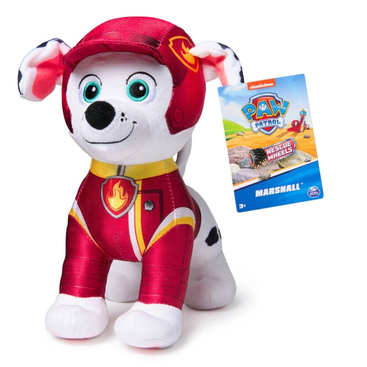 Paw Patrol Rescue Wheels - Basic Plush - Marshell (19 cm) i gruppen LEGETØJ, BØRN & BABY / Babyleg (0-3 år) / Tøjdyr hos TP E-commerce Nordic AB (D06546)