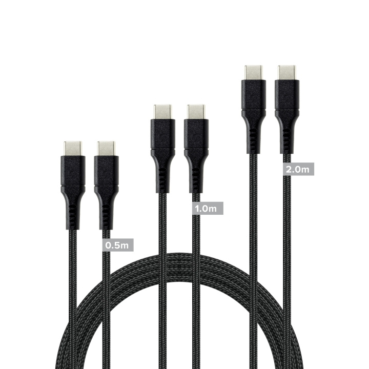 Speedlink USB-C til USB-C-kabelsæt, sort i gruppen COMPUTERTILBEHØR / Kabler og adaptere / USB / USB-C hos TP E-commerce Nordic AB (D06671)