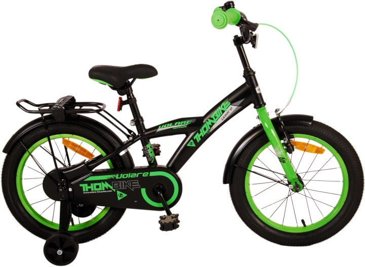 Volare Børnecykel 16 - Thombike Grøn (21544) i gruppen LEGETØJ, BØRN & BABY / Udeleg & Sport / Cykler og scootere hos TP E-commerce Nordic AB (D06744)