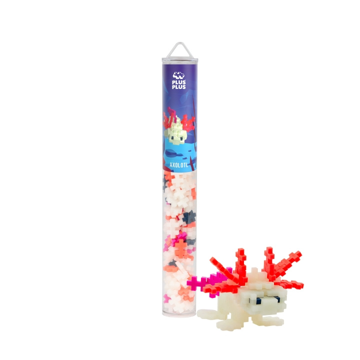 Plus Plus Axolotl / 100 stk Tube (4310) i gruppen LEGETØJ, BØRN & BABY / Legetøj / Bygge legesager / Klodser hos TP E-commerce Nordic AB (D06753)
