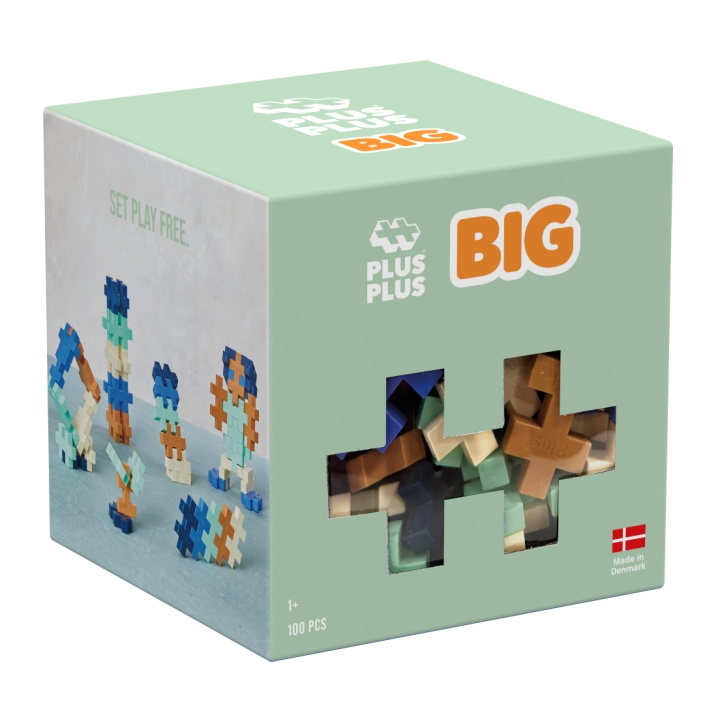 Plus Plus BIG Breeze / 100 stk (3489) i gruppen LEGETØJ, BØRN & BABY / Legetøj / Bygge legesager / Klodser hos TP E-commerce Nordic AB (D06890)