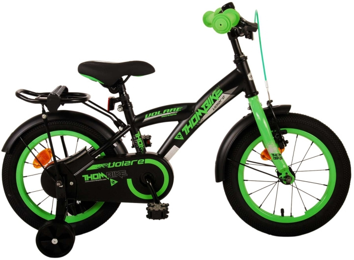 Volare Børnecykel 14 - Thombike Green (21374) i gruppen LEGETØJ, BØRN & BABY / Udeleg & Sport / Cykler og scootere hos TP E-commerce Nordic AB (D07048)